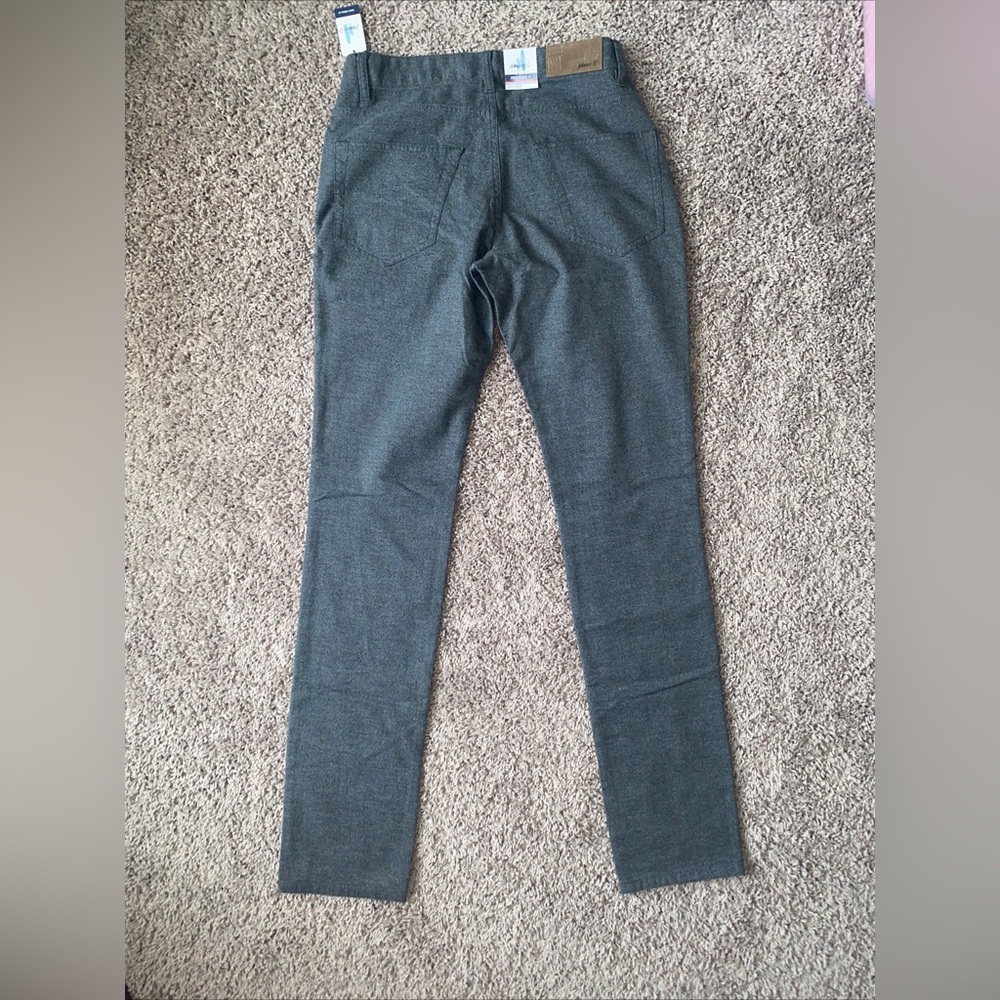 Johnnie-O Men's Heather Gray Noe Stretch Flannel Jeans Size 30x34 NWT $178 - Picture 5 of 5